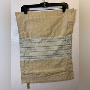 Elegant Tan and Soft Blue Accent Pillow  SHAM (SHAM ONLY)